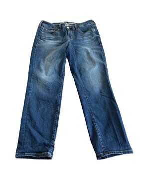 Torrid Women's 12R Perfect Boyfriend Ankle Vintage Stretch Dark Wash Blue Jeans